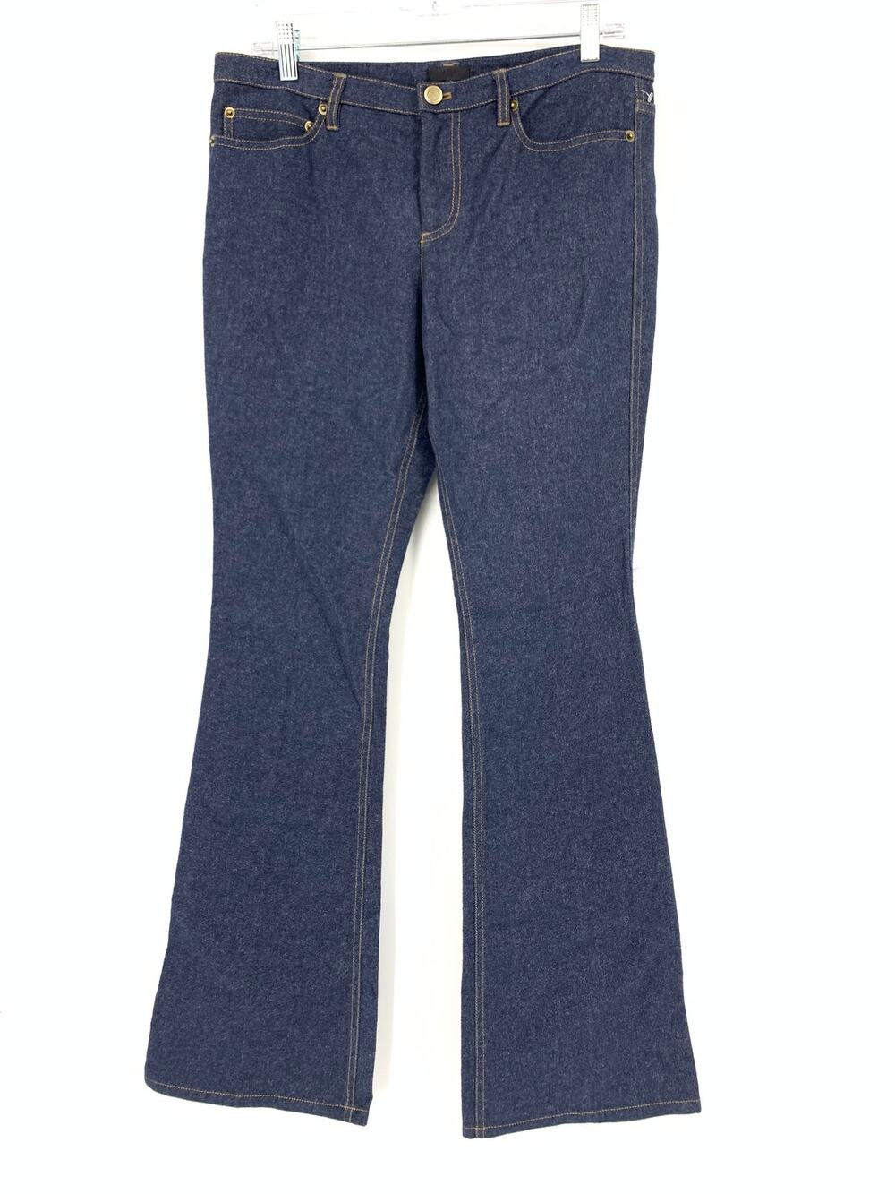 ATM Anthony Thomas Melillo Womens Sz 8 Brushed Flare Navy Jeans